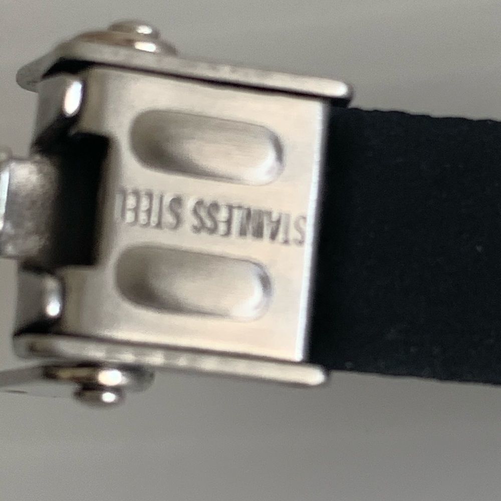 Stainless Steel and Rubber Bracelet - Picture 7 of 7